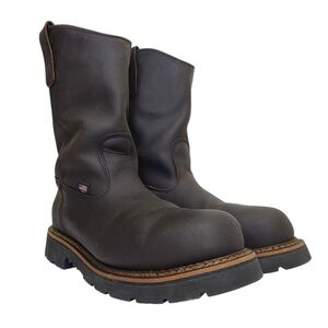 Thorogood American Heritage 11" Wellington Safety Toe Work Boot 804-3310 Size 9D